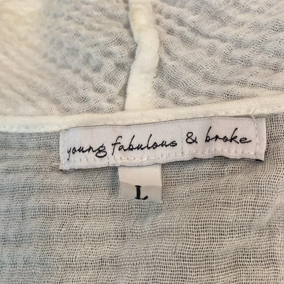 Young Fabulous & Broke shrug in 100% cotton. - Picture 5 of 7